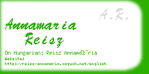 annamaria reisz business card